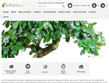 Tablet Screenshot of bonsaje.eu
